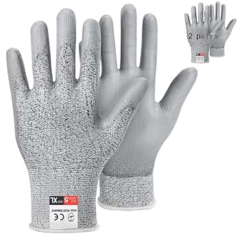 Cut Resistant Work Gloves of ZWZX, Cut Level A5